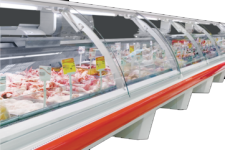 Refrigerated counters (horizontal refrigerated showcases)